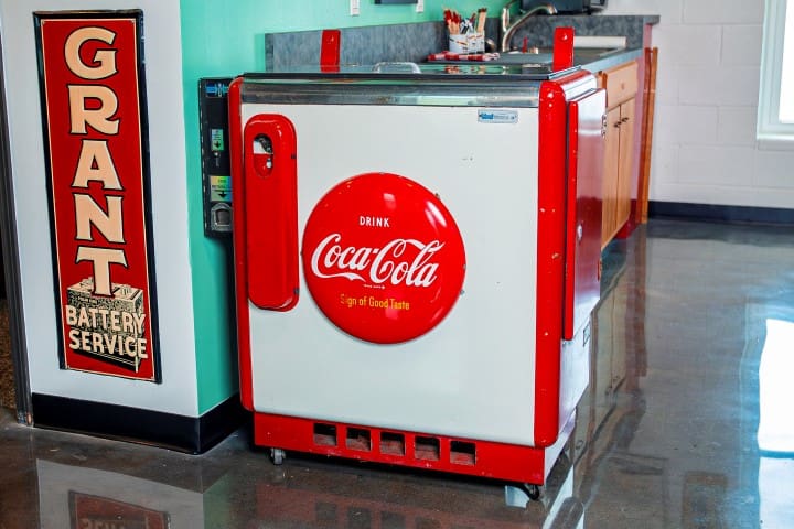 Vintage Coke Cooler