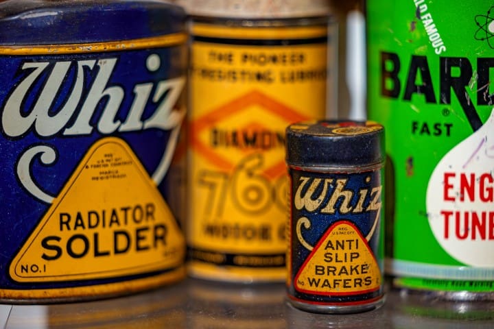 Vintage Radiator Solder and Anti Slip Break Pads